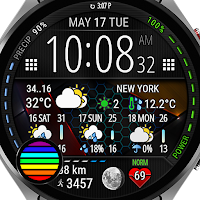 Digital Weather Watch face P1