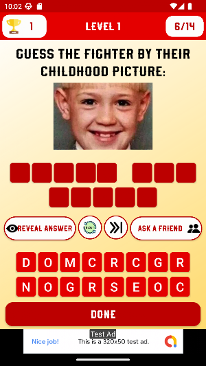 The Ultimate MMA Trivia Game Screenshot 3