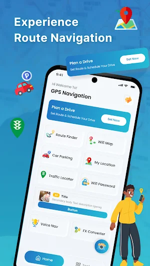 GPS Voice Navigation & Maps Screenshot 0