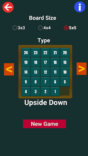Puzzle 15 - Classical Sliding Puzzle Game Screenshot 1