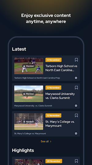 Foul Pole Sports Network Screenshot 0