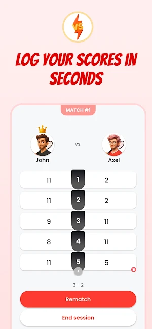 Squash Score by ScoreNow Screenshot 3