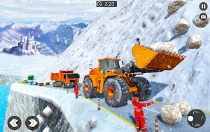 Snow Blower Excavator simulator: Crane Games Screenshot 2