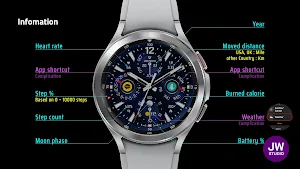 JW055 jwstudio watchface Screenshot 1