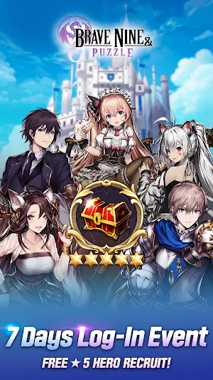 Brave Nine&Puzzle - Match 3 Screenshot 3