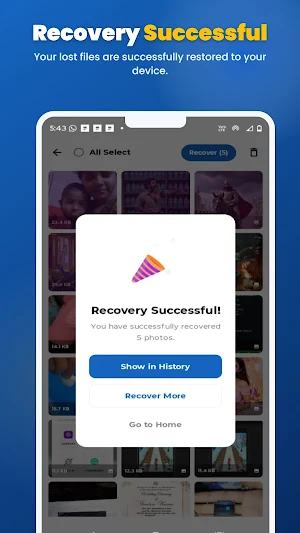 Photo Recovery : File Recovery Screenshot 3