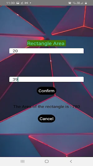 Area and Perimeter Calculator Screenshot 3