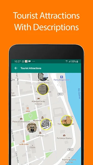 Dominicana Offline Map and Travel Guide Screenshot 0