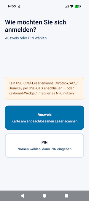 ArbeitszeitCheck Terminal Screenshot 0
