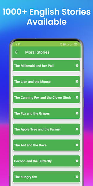 1000+ English Stories Offline Screenshot 1