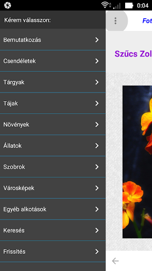Szűcs Zoltán - Fotógalériája Screenshot 1