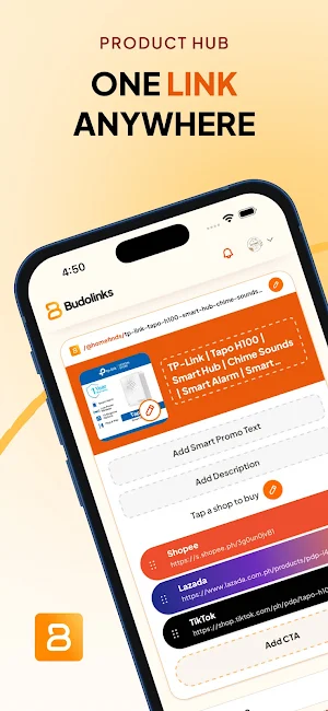 Budolinks - Bio & Storefront Screenshot 0