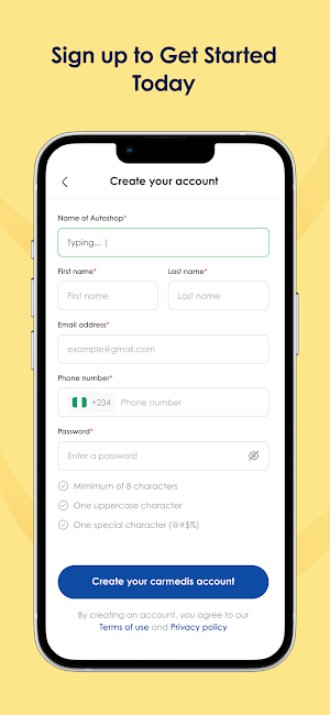 Carmedis Autoshop Screenshot 2