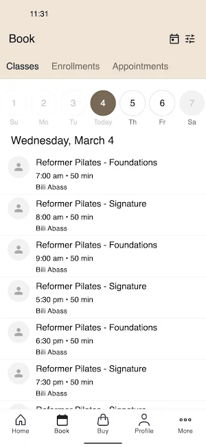 Sola Reformer Pilates & Barre Screenshot 1