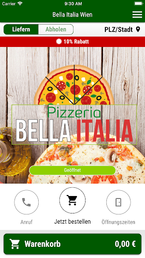 Bella Italia Wien Screenshot 0