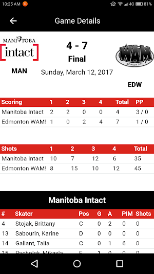 National Ringette League Screenshot 3
