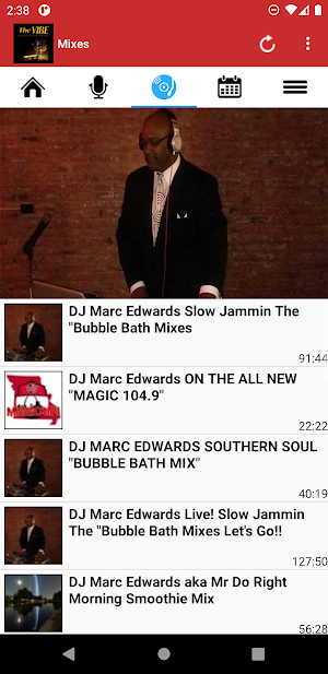 The Vibe Radio Screenshot 1
