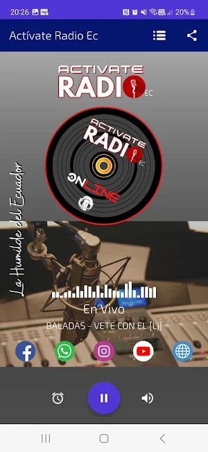 Activate Radio Ecuador Screenshot 1