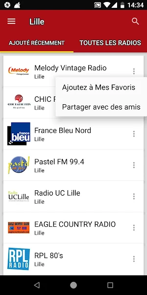 Radios de Lille - France Screenshot 1