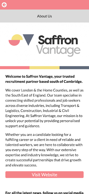 Saffron Vantage Screenshot 1