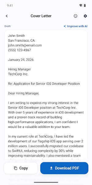 CVCrafter - AI Resume Builder Screenshot 3