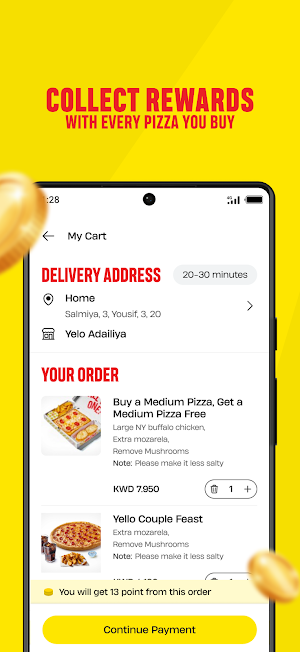 Yelo Pizza Screenshot 3
