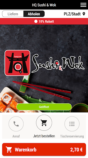 HQ Sushi & Wok Harthaer Str Screenshot 0