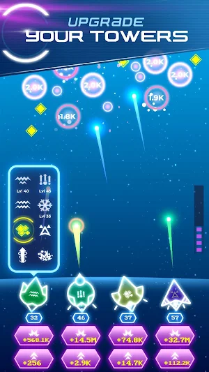 Non-Stop Space Defense - Infinite Aliens Shooter Screenshot 2