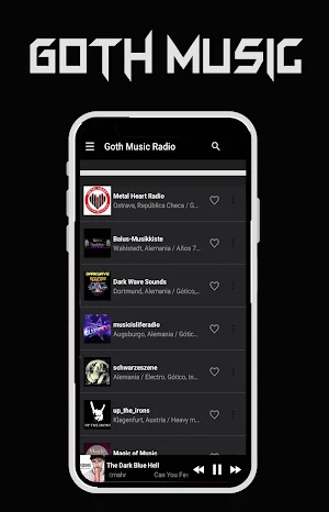 Goth Music Radio Screenshot 2