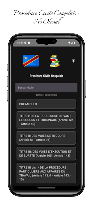 Procédure Civile Congolais Screenshot 2