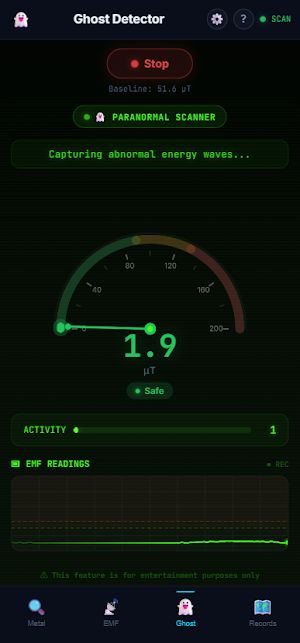 Smart Metal Scanner -EMF&Ghost Screenshot 2