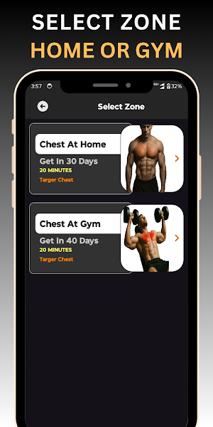 Chest Workout at Home Screenshot 1