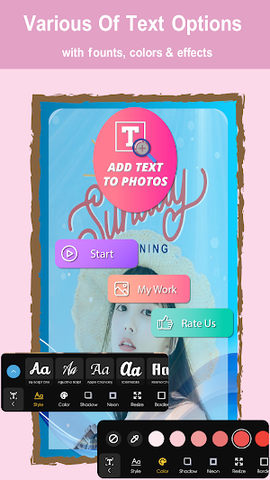 Text on Photo Editor Screenshot 1