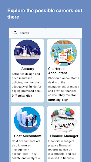 Career Guide - Guided insights Screenshot 1
