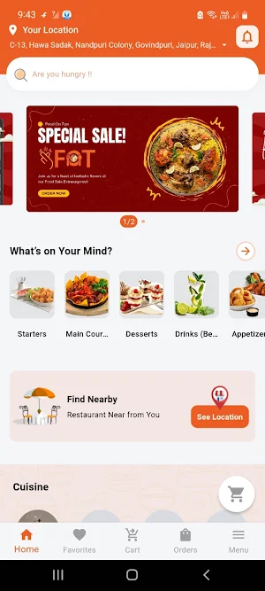 Food On Tips Screenshot 2