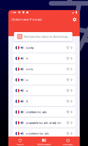 Dictionnaire Francais Screenshot 3