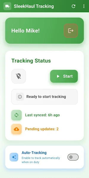SleekHaul Tracking Screenshot 2