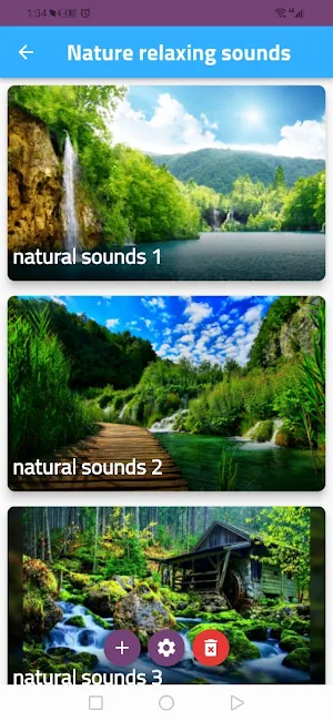 Nature relaxing sounds Screenshot 3