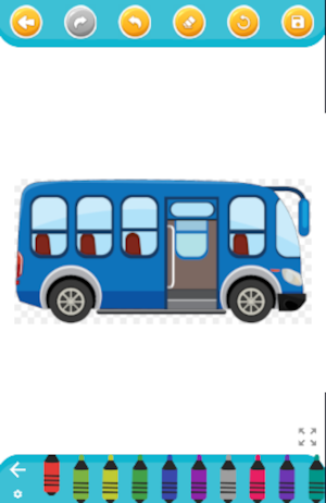 city bus - coloring book Screenshot 1