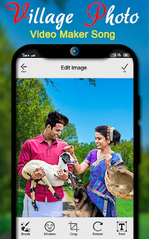 Village photo video maker song Screenshot 2