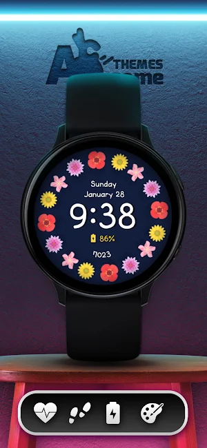 Fancy Girl Wear OS Watch Face Screenshot 0