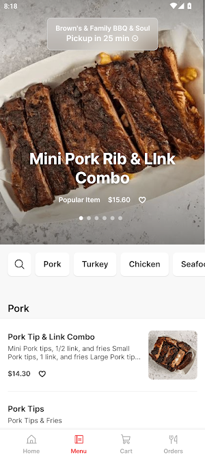 Brown's & Family BBQ & Soul Screenshot 1