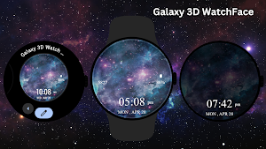 Galaxy 3D Watch Face Screenshot 2