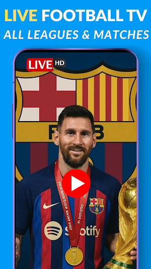 Live Football TV HD Streaming Screenshot 1