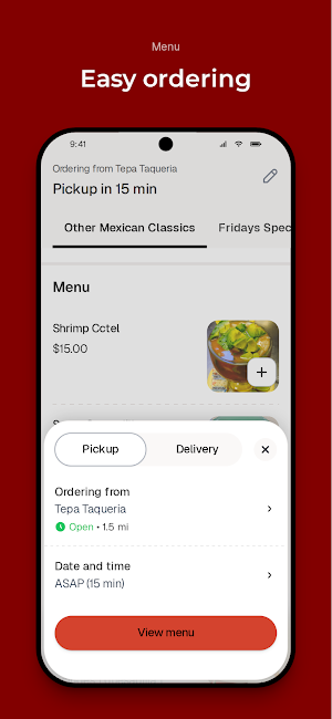 Tepa Taqueria Screenshot 2