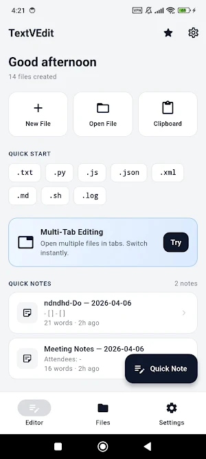 Code Editor - Text & Notepad Screenshot 3