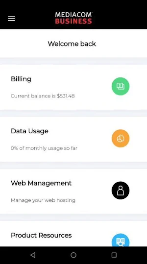Mediacom Business Screenshot 1