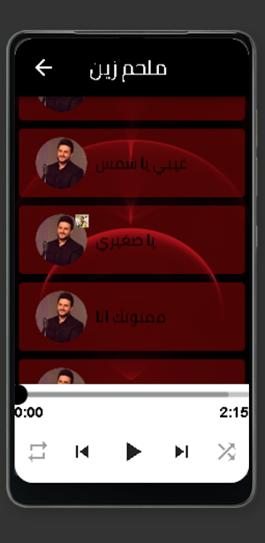 اجمل اغاني ملحم زين Screenshot 1