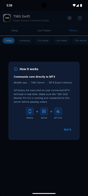 TMG Swift Screenshot 0