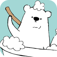 Wallpaper Shirokuma-Days Polar Bear
